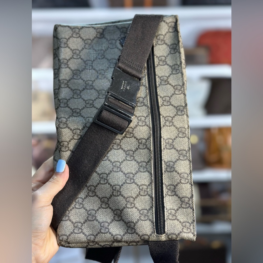 Gucci Supreme Coated Canvas Belt Bag